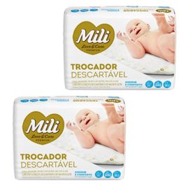 Trocador Descartável Mili Love &amp;Care 2 Pacotes c/ 5 unidades