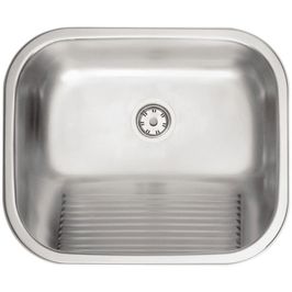 Tanque de Encaixe Tramontina Hera em Aço Inox Acetinado 50x40 cm