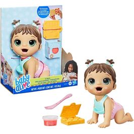 Boneca Hora Da Papinha Morena Baby Alive F2618