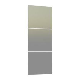Kit Madesa com 3 Espelhos de 66,7 x 72,9 cm para Guarda-Roupa Incolor