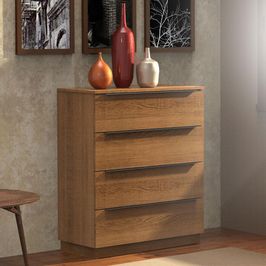 Cômoda Madesa 4 Gavetas - Rustic Rustic