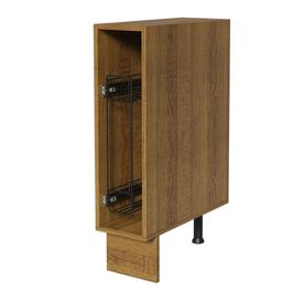 Balcão Porta-Temperos Madesa para Cozinha Lux, Glamy e Stella 20 x 60 cm (Sem Tampo) - Rustic Rustic