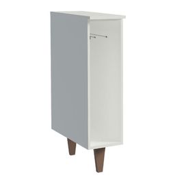 Balcão Porta Pano Madesa Reims - Branco Branco