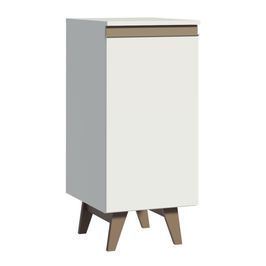 Balcão Madesa Reims 35 cm 1 Porta - Branco Branco