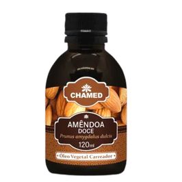 Óleo Vegetal de Amêndoa Doce 120 ml Chamed  Óleo Carreador