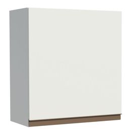 Armário Aéreo Madesa Reims 60 cm 1 Porta - Branco Branco