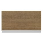 Armário Aéreo Madesa Acordes 100% MDF 60 cm 1 Porta Basculante - Branco/Rustic