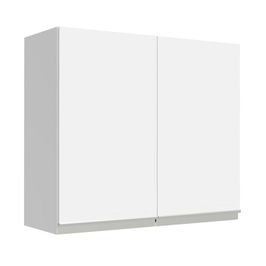 Armário Aéreo 70 cm 2 Portas Branco Glamy Madesa Branco