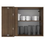 Armário Aéreo de Canto Madesa Stella 1 Porta - Rustic