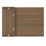 Armário Aéreo de Canto Madesa Stella 1 Porta - Rustic