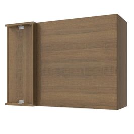 Armário Aéreo de Canto Madesa Stella 1 Porta - Rustic Rustic