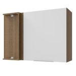 Armário Aéreo de Canto Madesa Stella 1 Porta - Rustic