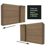 Armário Aéreo de Canto Madesa Stella 1 Porta - Rustic