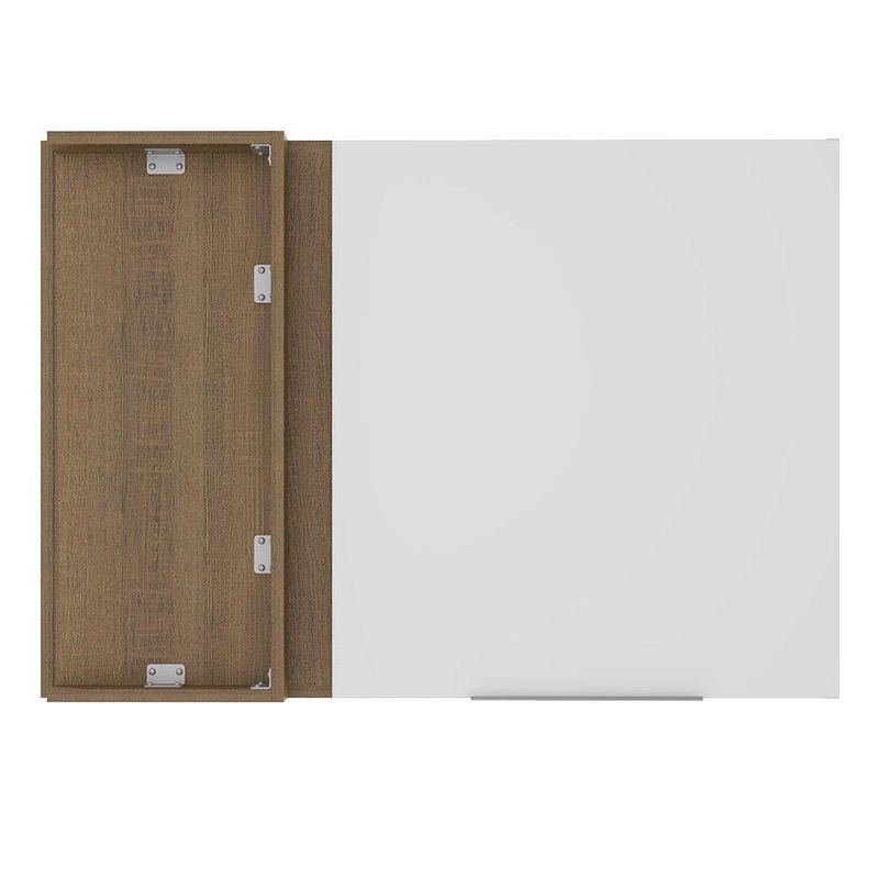 Armário Aéreo de Canto Madesa Stella 1 Porta - Rustic