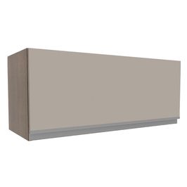 Armário Aéreo Madesa Glamy 80 cm 1 Porta Suspensa - Rustic/Crema Rustic/Crema