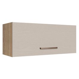 Armário Aéreo 80 cm 1 Porta Basculante Rustic/Crema Agata Madesa Rustic/Crema