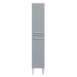 Paneleiro Madesa Emilly 2 Portas - Rustic/Cinza Rustic/Cinza