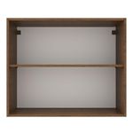 Armário Aéreo 80 cm 2 Portas Rustic/Crema Agata Madesa