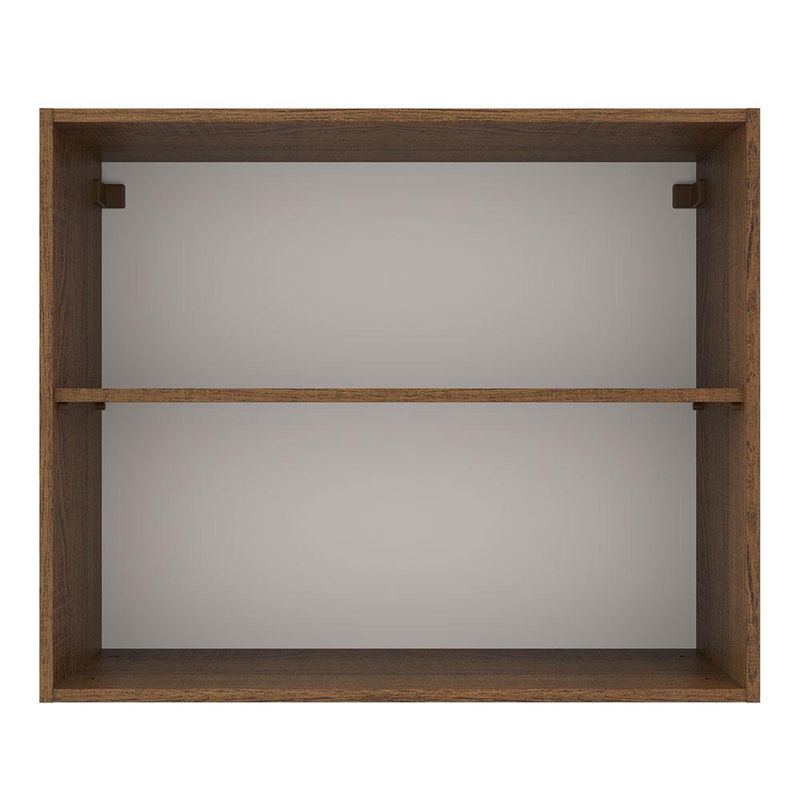 Armário Aéreo 80 cm 2 Portas Rustic/Crema Agata Madesa