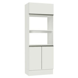 Torre Quente Para 2 Fornos 100% MDF Branco Smart Madesa Branco
