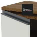 Armário de Cozinha Compacta 200cm Rustic/Branco/Crema Glamy Madesa 07