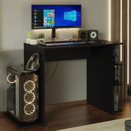 Escrivaninha Mesa para Computador Office Preto 9414 Madesa Preto