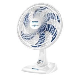 Ventilador de Mesa Mondial Super Power 3 Velocidades 6 Pas 40cm VSP-40-W 140W | Branco/Azul (220 V)