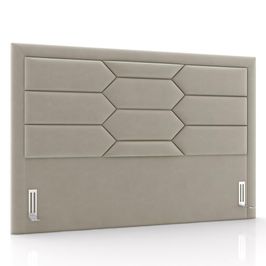 Cabeceira Cama Box Casal Queen 160cm Texas P02 Veludo Bege - Mpozenato