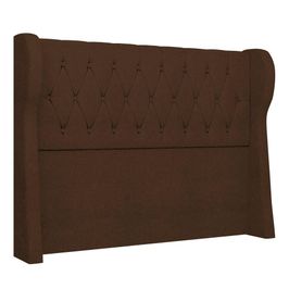 Cabeceira Casal Cama Box 140cm Malva I02 Bouclê Marrom - Mpozenato