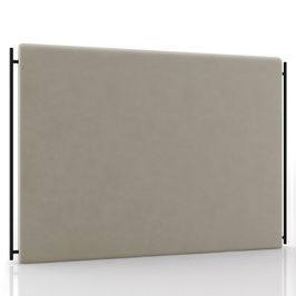 Cabeceira Cama Box Casal Queen 160cm Oscar P02 Suede Bege - Mpozenato