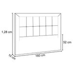 Cabeceira Cama Box Casal Queen 160cm Paolla P02 Veludo Azul Marinho -  Mpozenato