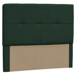 Cabeceira Casal Queen Vênus 160cm Suede Verde Musgo - D'Monegatto