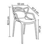 Cadeira-Decorativa-Sala-e-Cozinha-Feliti--PP--Branca-G56---Gran-Belo