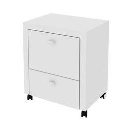 Gaveteiro para Escritório Home Office ME4112 MDP Branco G69 - Gran Belo