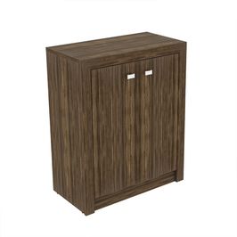 Balcão para Escritório Home Office ME4103 MDP Nogal G69 - Gran Belo