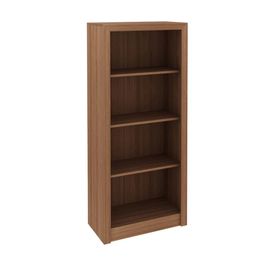 Armário Estante Alto para Escritório Home Office ME4137 MDP Amendoa G69 - Gran Belo