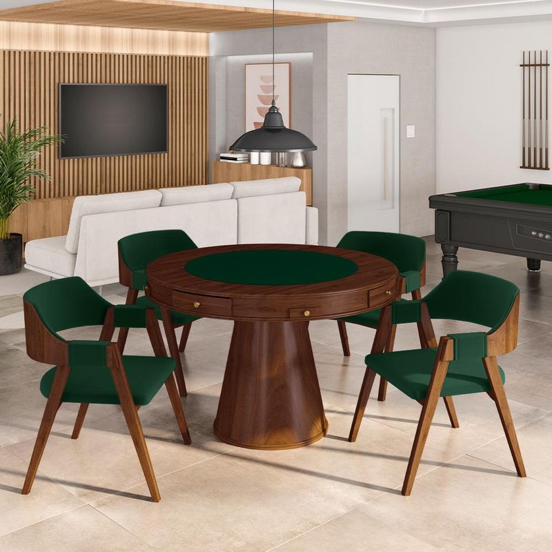 Cadeira-Sala-de-Jantar-e-Jogos-Carteados-Madeira-Macica-Poker-Veludo-Verde-Imbuia-G42---Gran-Belo
