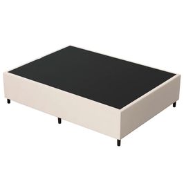 Base para Cama Box Casal 138x188cm Hit I02 Suede Bege - Mpozenato