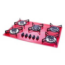 Cooktop Lines 5 Bocas Safanelli Vermelho / Bivolt