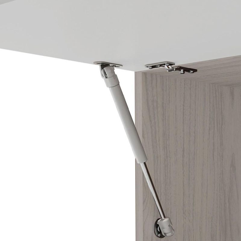 Armário de Cozinha 4 peças Balcão sem Tampo 150cm Lina14 K02 Supremo/Freijó - Mpozenato