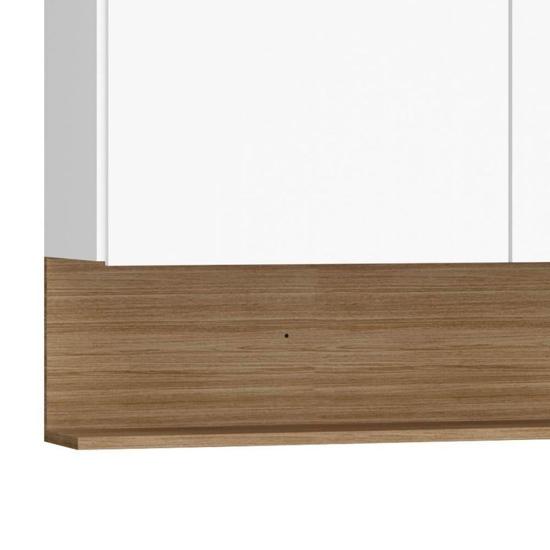 Armário de Cozinha 4 peças Balcão sem Tampo 150cm Lina14 K02 Supremo/Freijó - Mpozenato