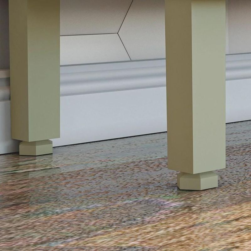Armário de Cozinha 4 peças Balcão sem Tampo 150cm Lina14 K02 Supremo/Freijó - Mpozenato