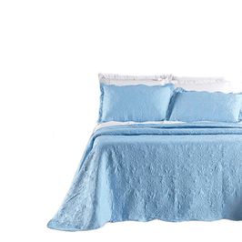 Kit Cobre Leito Colcha Adventure King Dupla face - Azul