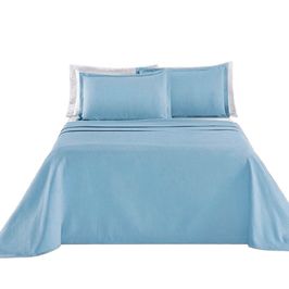 Kit Cobre Leito Colcha Lavinne King Dupla face - Azul