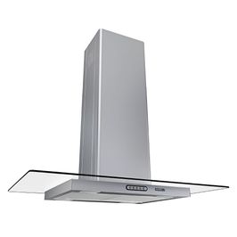 Coifa Ilha 90cm Vidro Reto 3 Velocidades Inox Nardelli Inox / 110 V