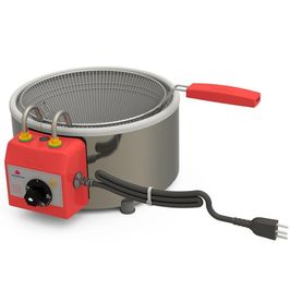 Tacho Fritador Elétrico Progás Aço Inox Escovado com Cesto 3 Litros 127V PR-310E 110 V