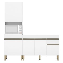 Paneleiro e Balcão Gabinete sem Tampo 120cm Lina K02 Supremo - Mpozenato