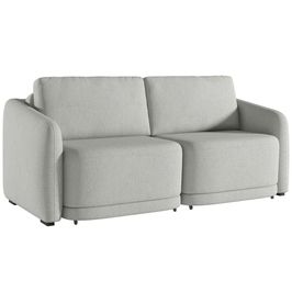 Sofá Cama Casal para Sala 196cm Polska K04 Linho Cinza - Mpozenato