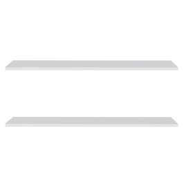 Prateleira Flutuante de Quarto Infantil Kit 2 Suporte Invisível 68cm Yara Branco - Lumil