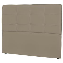 Cabeceira Casal Cama Box 140 cm London Sintético Areia - JS Móveis